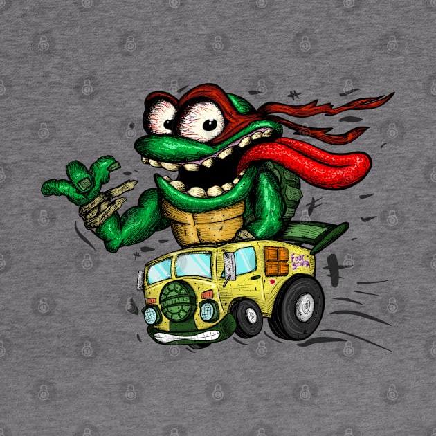 Turtle Fink Raph by Just Reese Art